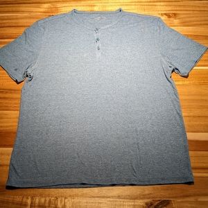 John Varvatos Burnout Henley Tee SZ L